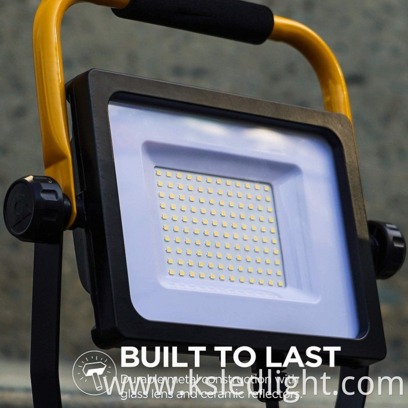 LED work light 30W IP65 waterproof Outdoor portable folding electrodeless dimming LED work light